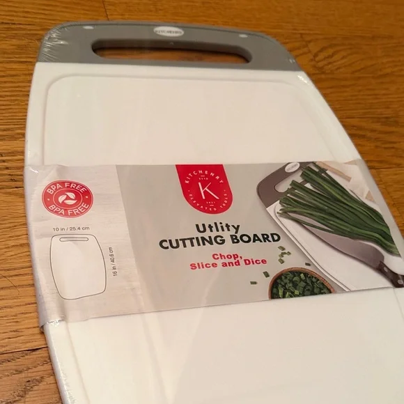 Kitchenry White and Gray Cutting Board NEW - Picture 5 of 8